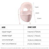 US Stock Sun Protection Full Face Mask UPF 50+ Face Cover