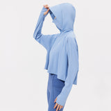 US Stock Women's Classic Sun Protection Hoodie UPF 50+ Cooling Jacket Outdoor Tops
