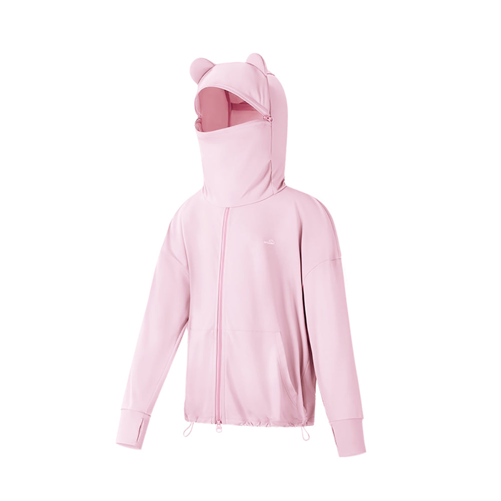 Kid's Sun Protection Hooded Jacket with Pockets UPF 50+ for 4-10 Years Boys Girls