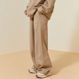 Women's Wide-Leg Pants with Pockets Loose Comfy Lounge Casual Sweatpants