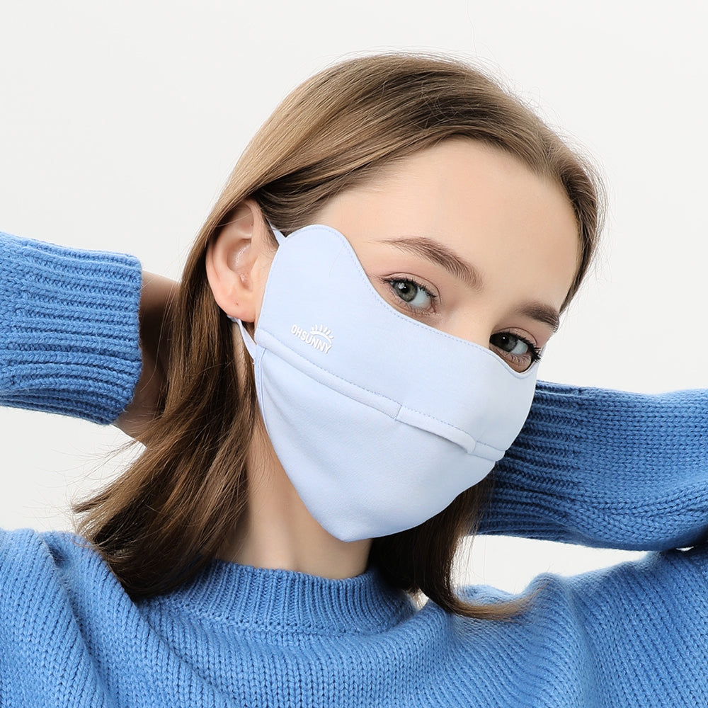 Winter Warm Face Cover with Nose Opened Breathable Balaclava Reusable Facemask