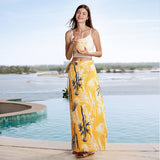 US Stock Women's Covers Up Beach Dress Printed Fabric Sun Protection UPF 50+