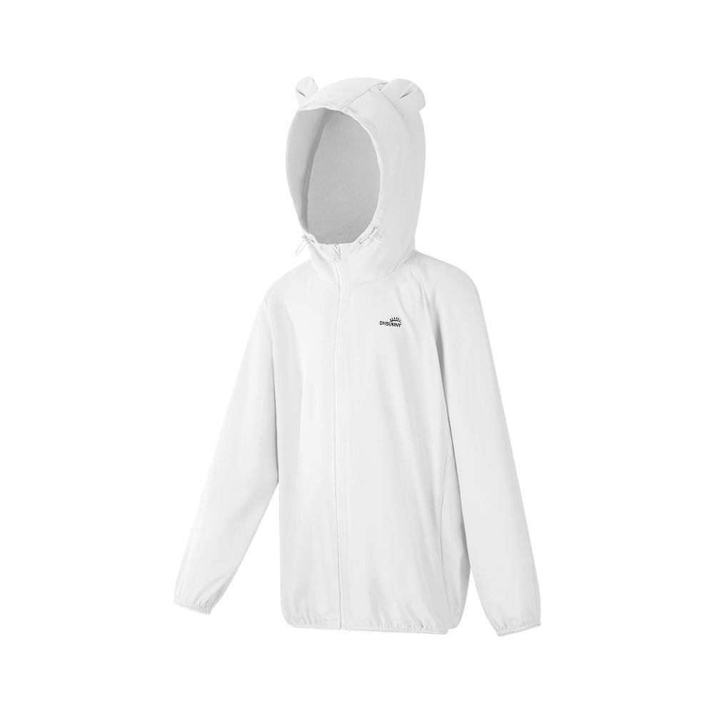 Kid's Sun Protection Hoodie Jackets with Pockets UPF 50+ for Aged 4-10 Boys Girls