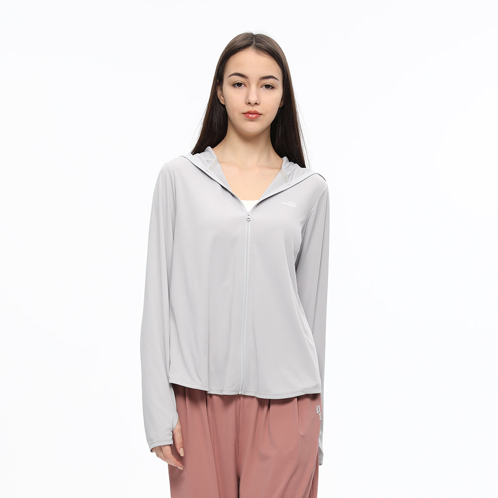 Women's Sun Protection Hoodie Jacket UPF50+ Long Sleeve Cloak Coats Tops