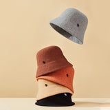 OHSUNNY Classic Wool Bucket Hats Warm Artist Fisherman Cap