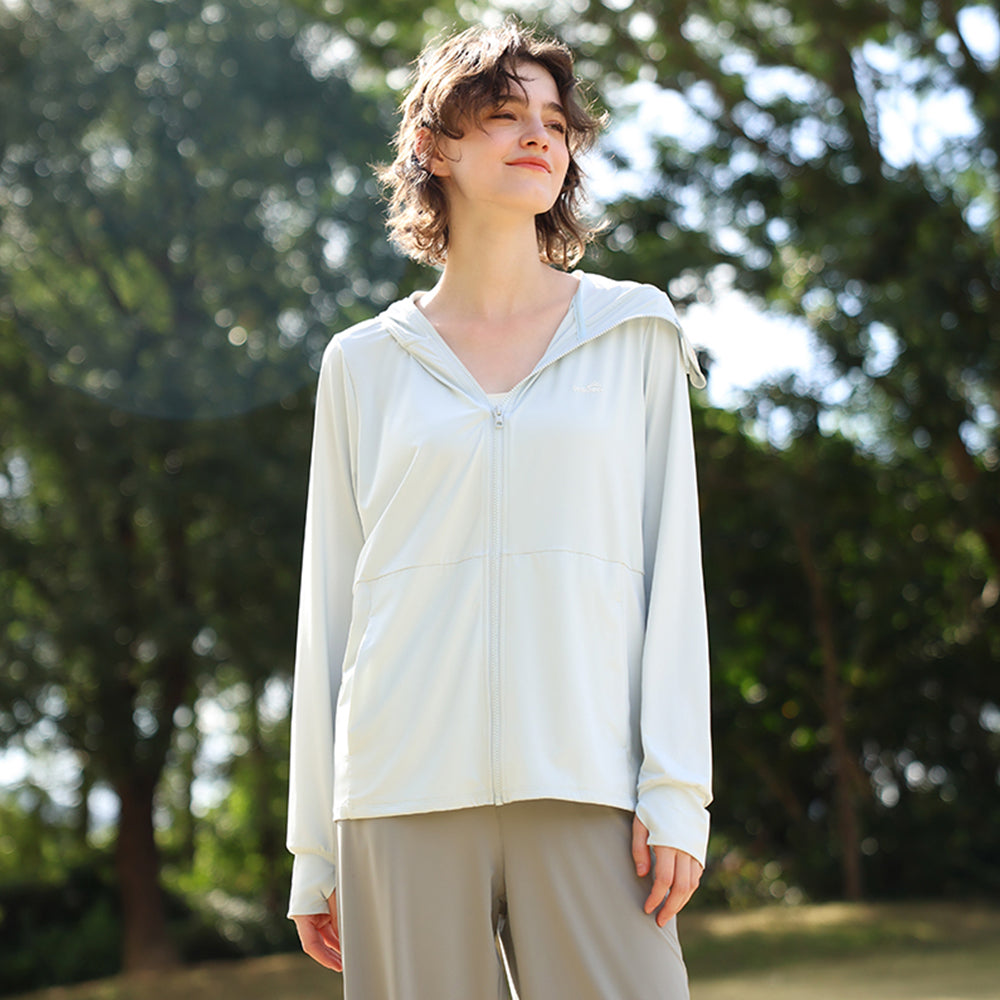 Women's Sun Protection Hoodie Jacket UPF 50+ Long Sleeve Coat