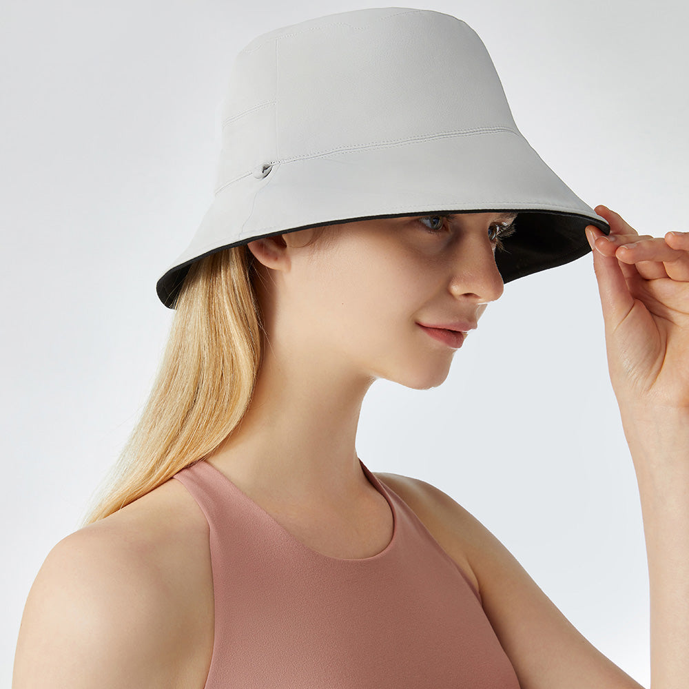 Women's Dual-Sided Bucket Hat UPF 50+ Packable Travel Sun Hat