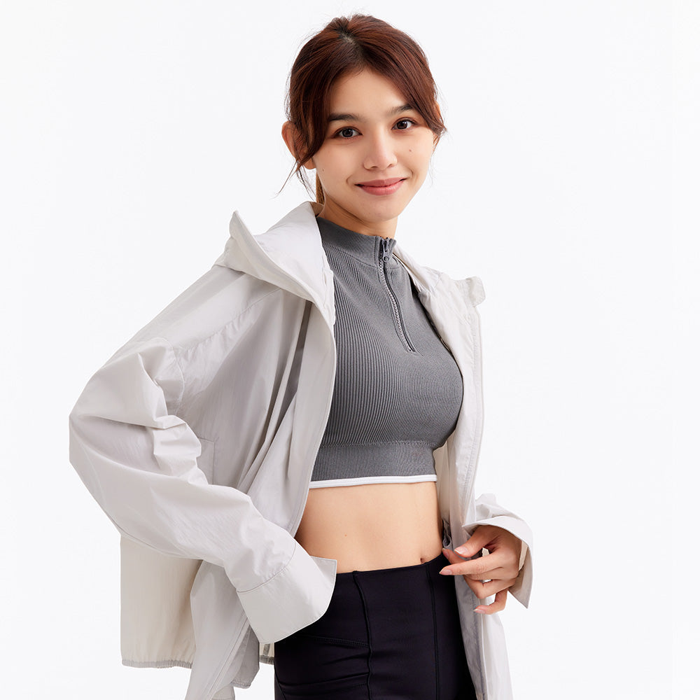 Women's Sun Protection Performance Hoodie UPF 50+ Breathable Waterproof Coat Quick Dry Jacket