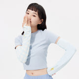 Women's Loose Printed Sun Protection Arm Sleeves UPF 50+