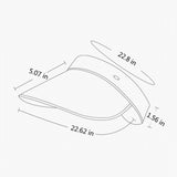 Women's Wide-Brim Roll-up Foldable Straw Hat UPF 50+