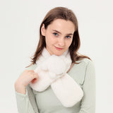 Faux Plush Fur Scarf Winter Warm Scarves