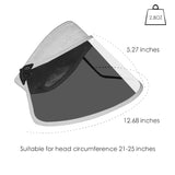 US Stock Women's Sun Protective Visor Hat UPF 50+