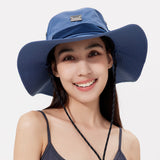 Unisex Summer Travel Bucket Hats Reversible Fisherman Caps UPF 50+