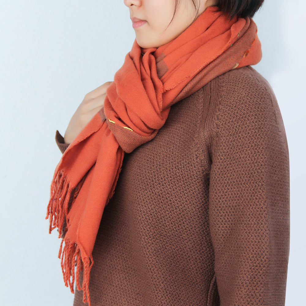 Women's Warm Scarf Cozy Shawl Soft Long Wrap for Fall and Winter