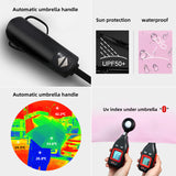 41 Inch Automatic Travel Umbrella for Rain Folding Strong Windproof Umbrella
