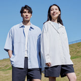 Women's Sun Protection Shirt with Removable Hat Loose Hoodie UPF50+