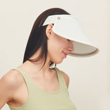Women's Visor Hat UV Protection Wide Brim Adjustable Face Sheild UPF 50+