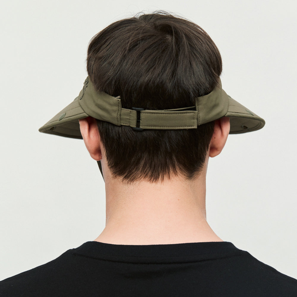 Unisex Sun Protection Fishing Hat with Face Neck Cover Flap Hiking Cap UPF 50+