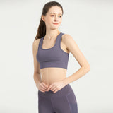 US Stock Sports Workout Yoga Bra Wireless Supportive Crop Tank Tops