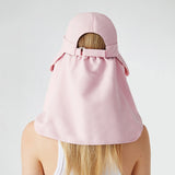 Unisex Fishing Hiking Sun Protection Face Neck Cover Flap Hat UPF 50+