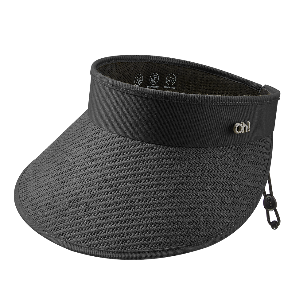 Unisex Wide Brim Visor Cap UPF 50+ Sun Protection Beach Hat