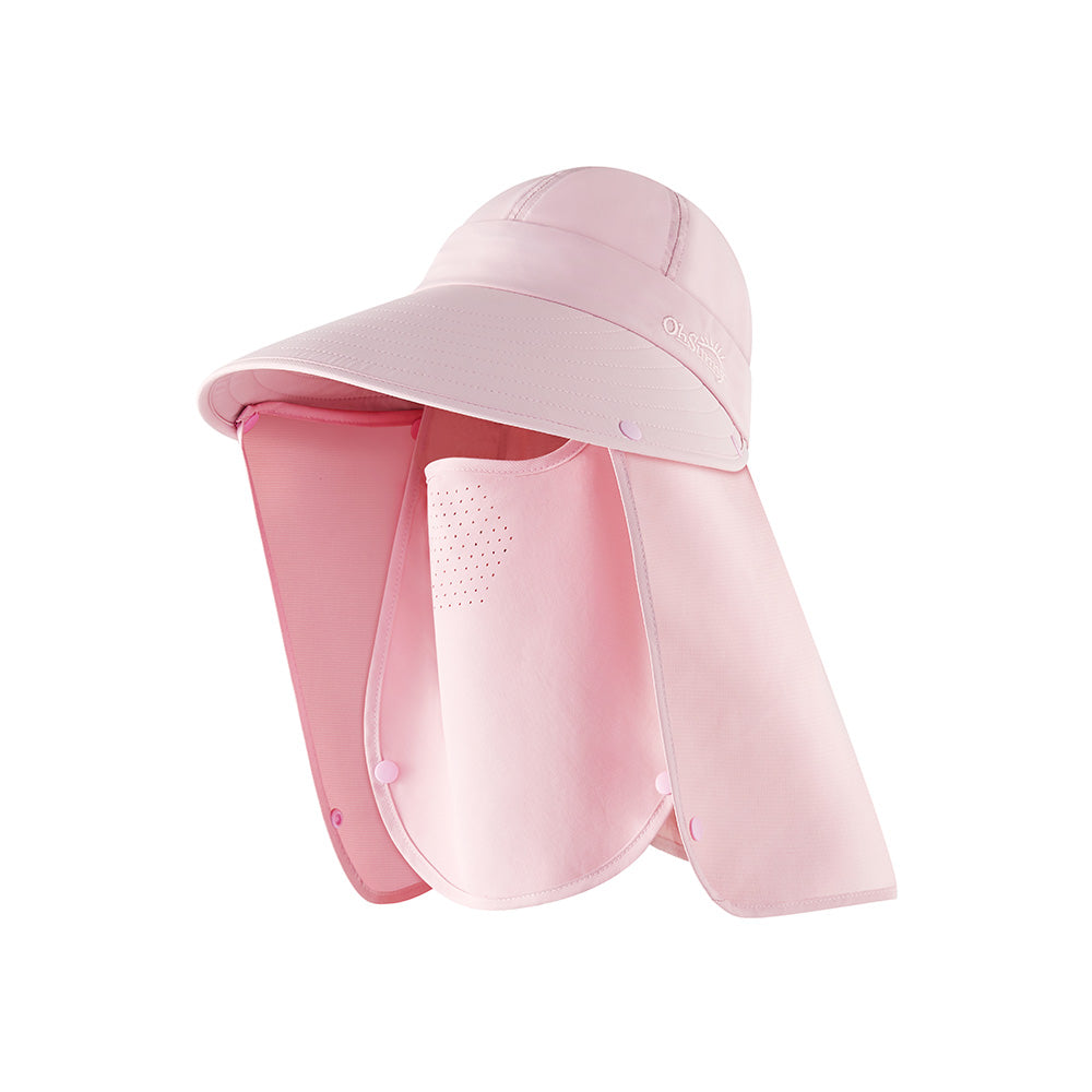 Unisex Fishing Hiking Sun Protection Face Neck Cover Flap Hat UPF 50+
