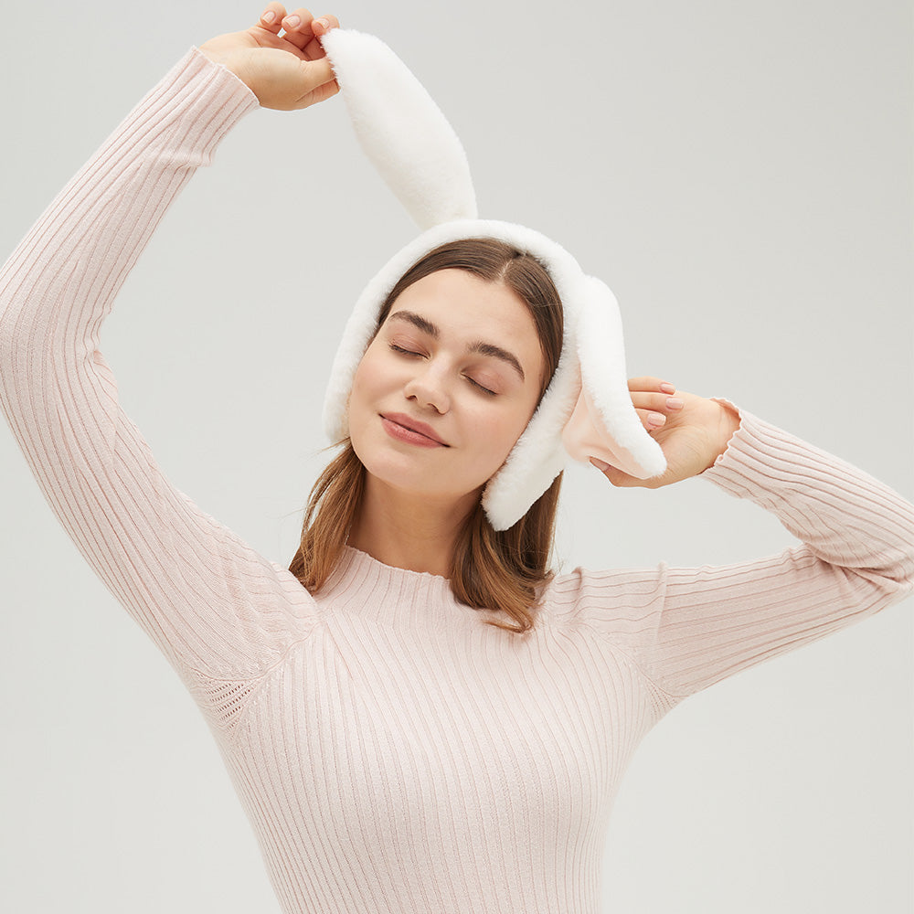 Winter Warm Earmuffs Soft Plush Ear Warmer Cover for Women