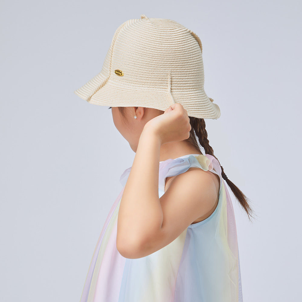 Kid’s Splicing Straw Hat UPF 50+ Sun Protective