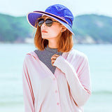 Women's Double Side Brim Sun Protective Hat UPF 50+ Bucket Cap