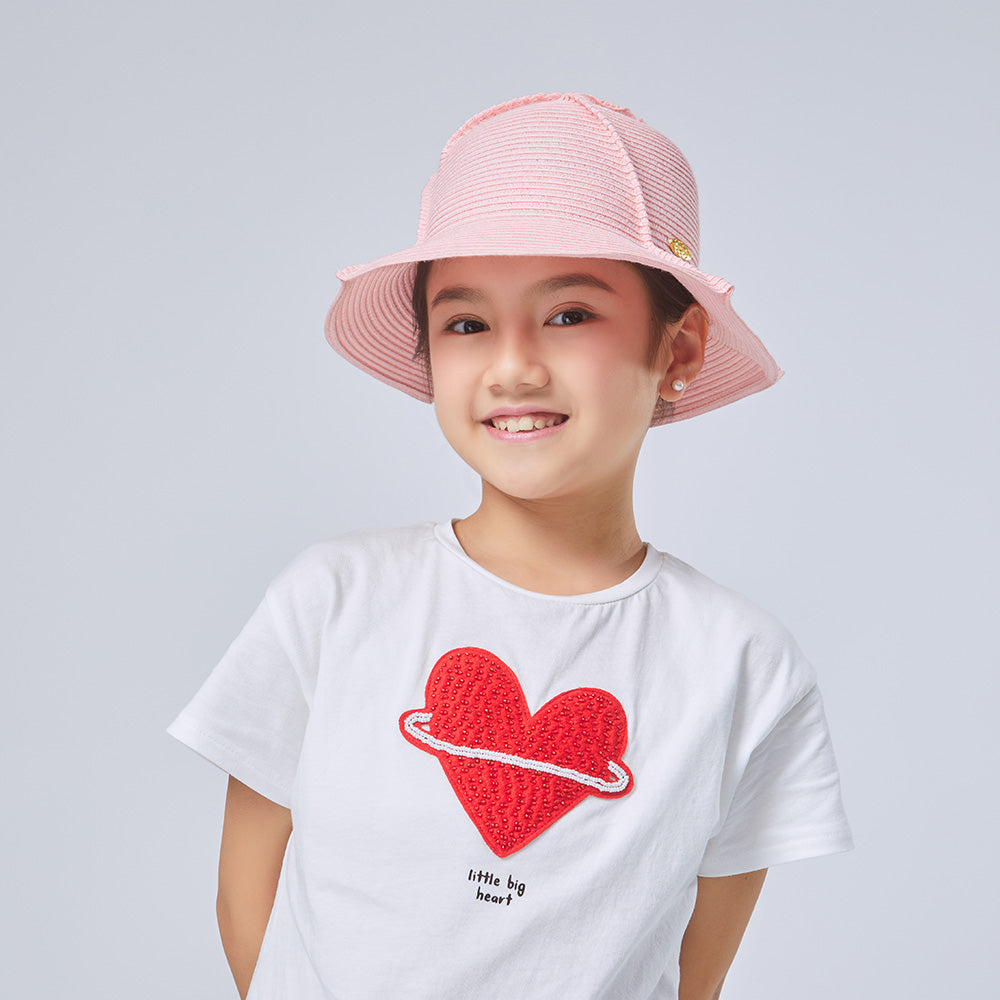 Kid’s Splicing Straw Hat UPF 50+ Sun Protective