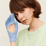 Women's Anti-UV Empty Palm Gloves Sun Protective UPF 50+ Breathable Mittens