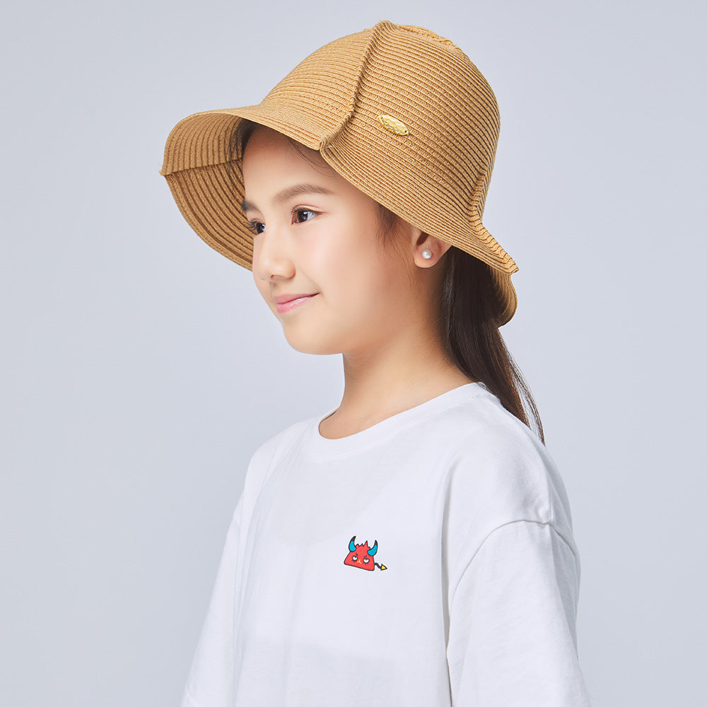 Kid’s Splicing Straw Hat UPF 50+ Sun Protective