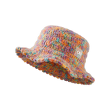 Knit Bucket Hat Winter Warm Stretchy Knitted Fisherman Cap