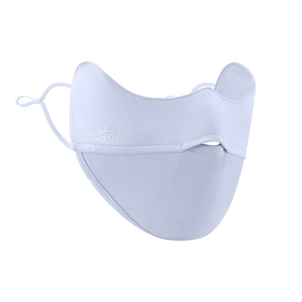 Breathable Anti-UV Face Mask with Canthus Protection UPF 50+ Cooling Face Covering
