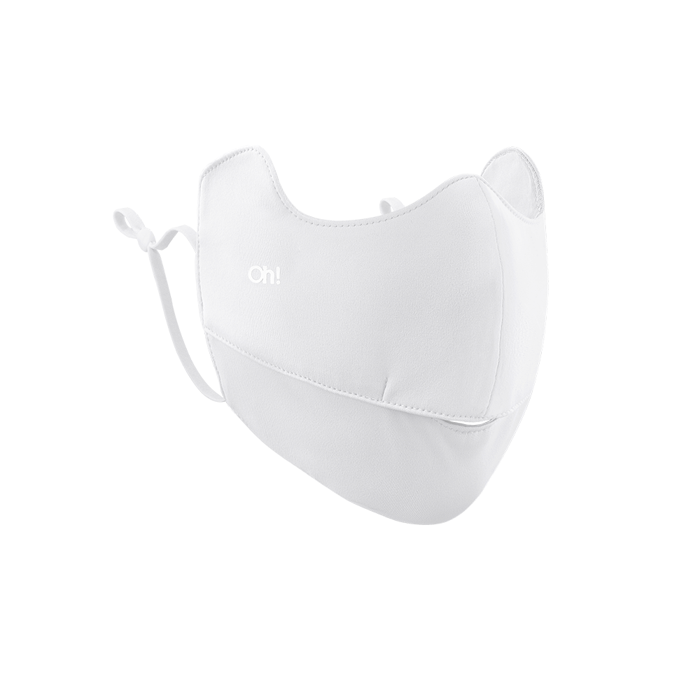 US Stock Breathable Sunscreen Face Mask with Mouth Opened UPF 50+