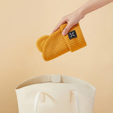 Winter Bear Ear Beanie Warm Knit Full Face Cover Balaclava Ski Hats for Men and Women