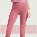 US Stock High-Waist Leggings Anti-Chafing Seams Ankle Sports Yoga Pants