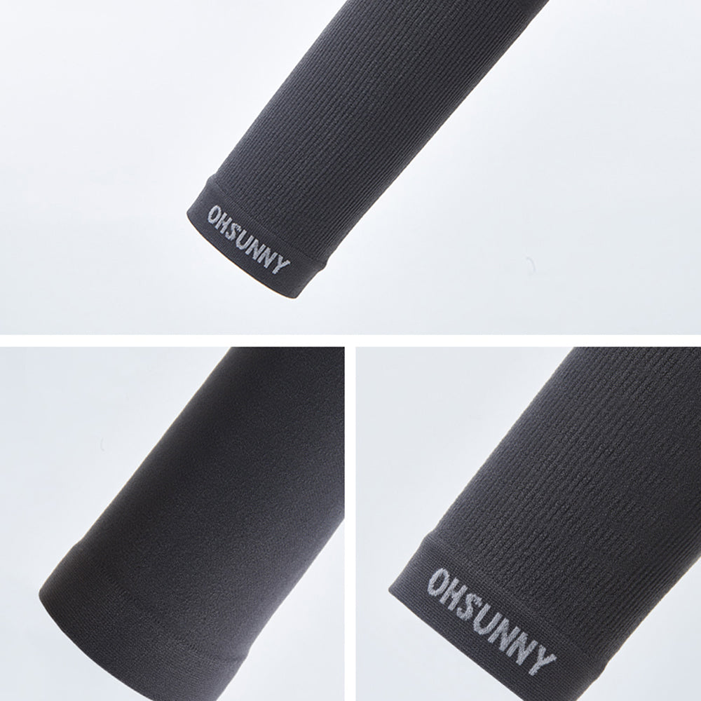 Women's Cooling Sports Compression Quick Dry UV Sun Protection Gardient Arm Sleeves UPF 50+