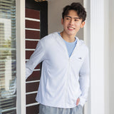 Men's Fishing Large Brim Face Cover Quick-Dry Sun Protective Jacket UPF50+