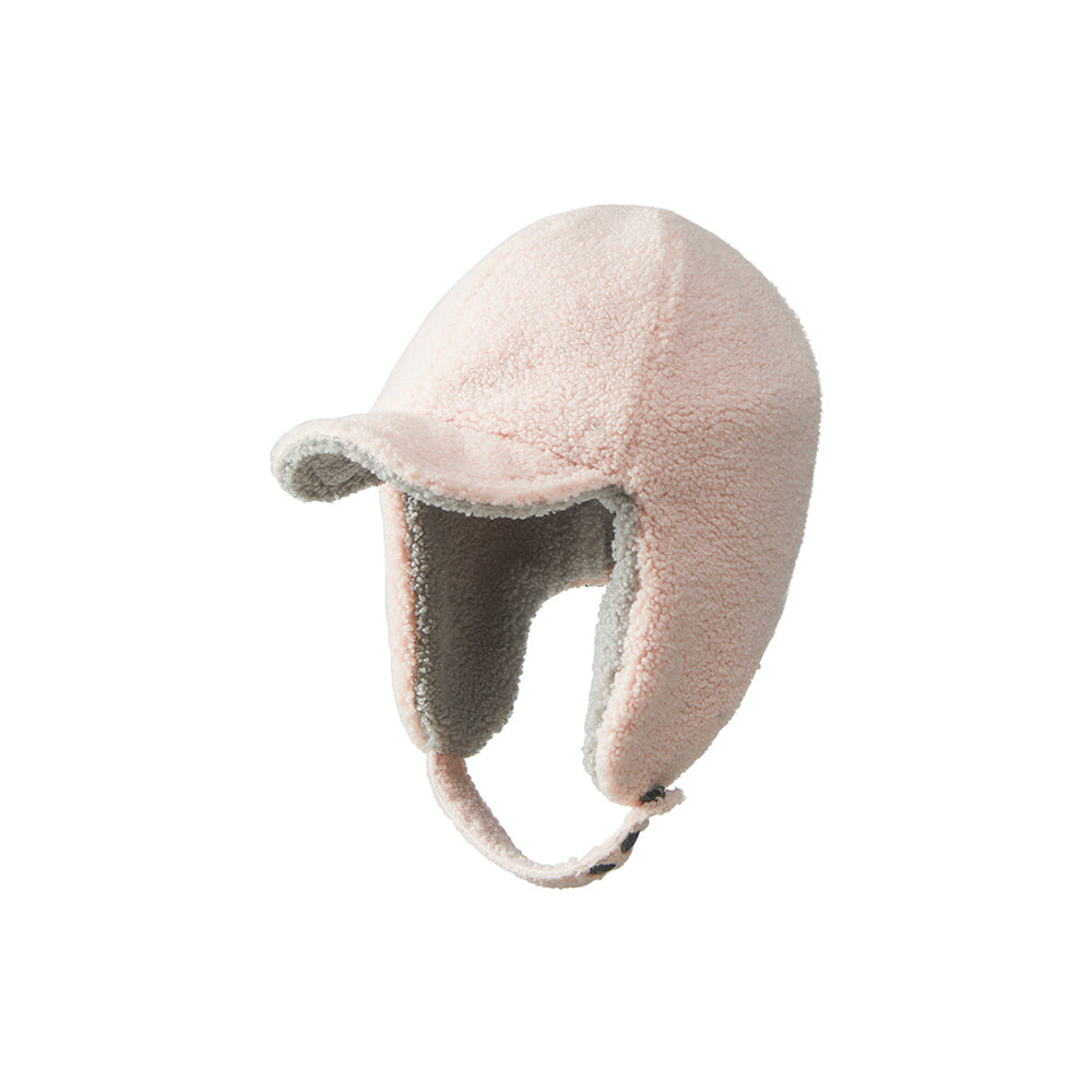 Kid's Plush Trapper Cap Reversible Winter Warm Bomber Hat