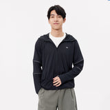 Men's Sun Protection Clothing Hooded Jacket High-Collar UPF50+