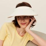 Women' Empty Top Large Brim Sun Visor Hat UPF50+