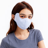 US Stock Breathable Sunscreen Face Mask with Mouth Opened UPF 50+
