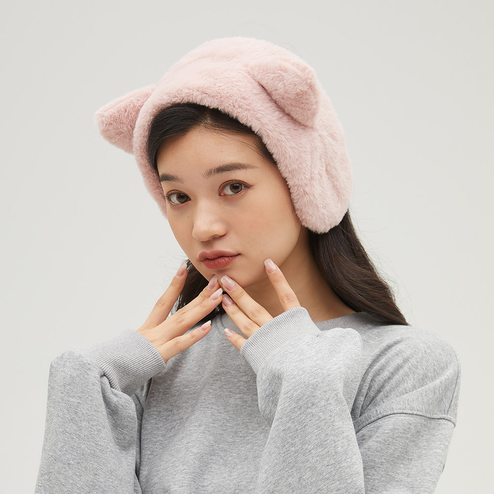 Winter Warm Earmuffs Soft Plush Ear Warmer Cover for Women