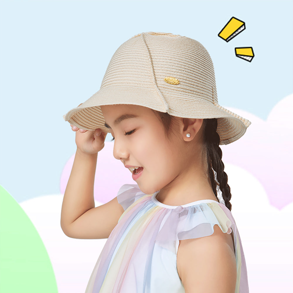 Kid’s Splicing Straw Hat UPF 50+ Sun Protective