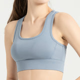 US Stock Sports Workout Yoga Bra Wireless Supportive Crop Tank Tops