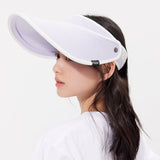 Unisex Visor Hat UV Protection UPF 50+ with Adjustable Wide Brim