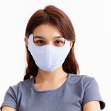 US Stock Breathable Sunscreen Face Mask with Mouth Opened UPF 50+