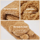 Faux Plush Fur Scarf Winter Warm Scarves
