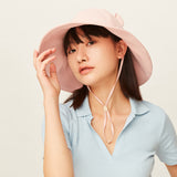 Women's Large Brim Sun Hat with Bear Ear UPF 50+